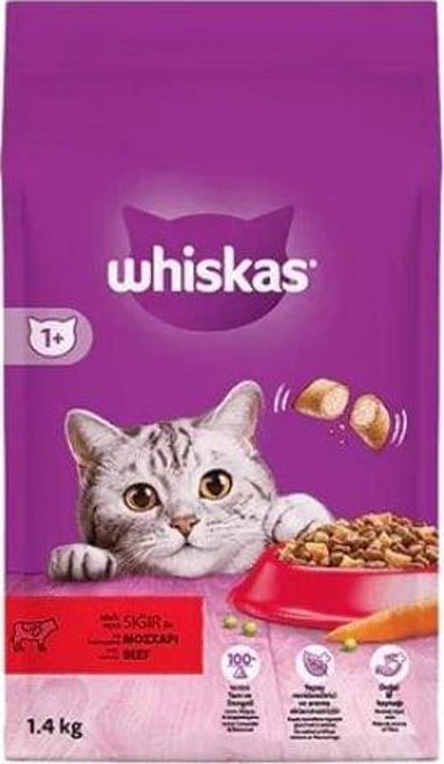 Whiskas Adult Sığır Etli Yetişkin Kedi Maması 1.4 Kg